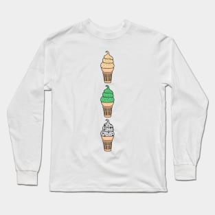 Ice Cream Lover Oreo, Peanut Butter, & Mint Long Sleeve T-Shirt